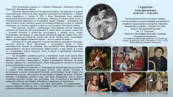 СУЗДАЛОВА Нэля Дмитриевна